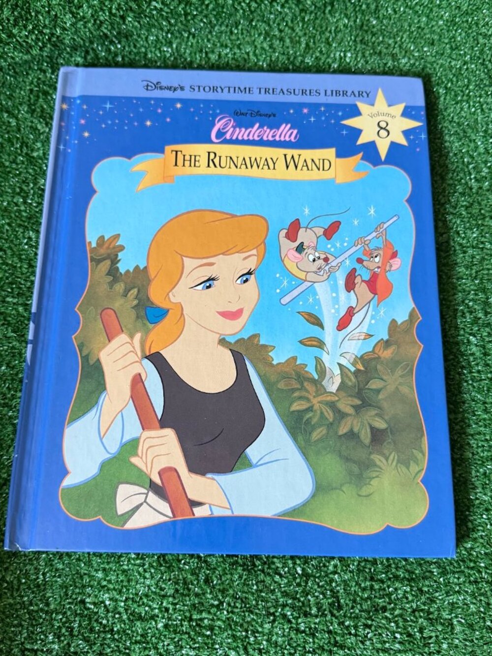 1998 Disney’s Cinderella The Runaway Wand Hardcover Book Storytime Treasures 8